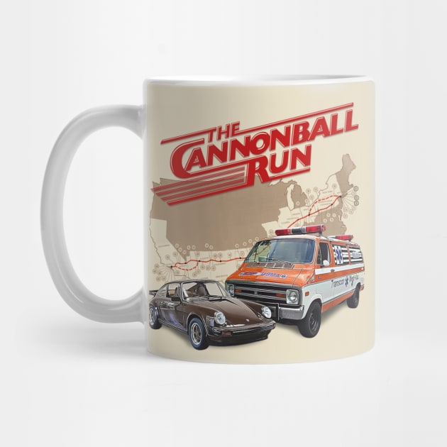 The Cannonball Run by darklordpug